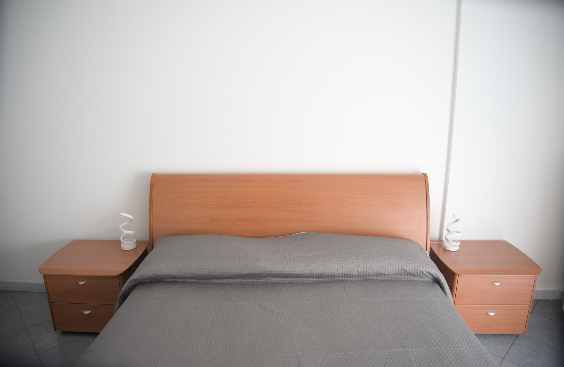 Letto visto frontalmente